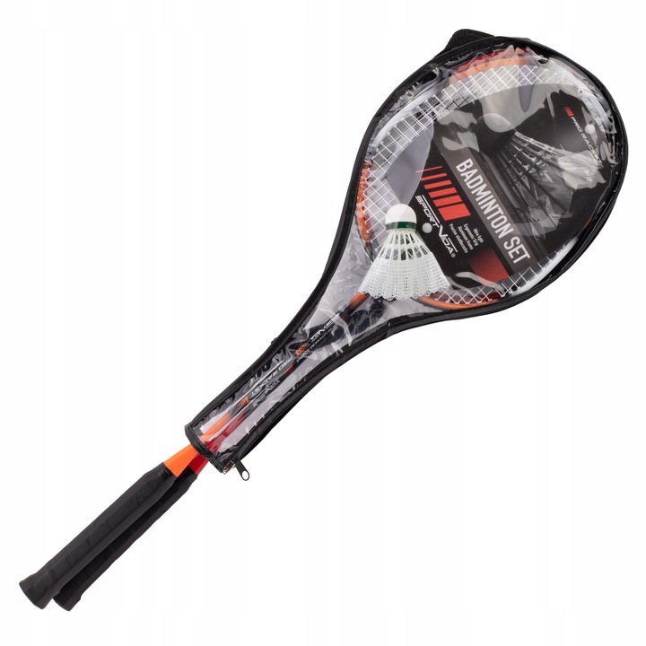 ZESTAW PRO DO BADMINTONA RAKIETKI LOTKA BADMINTON SPORTVIDA