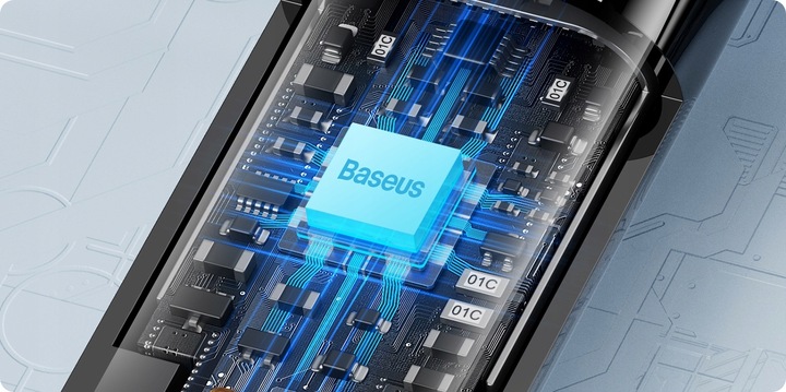 BASEUS MOCNY KABEL USB-C SZYBKIE ŁADOWANIE PRZEWÓD TYP-C 240W PD 3.1 QC 1M