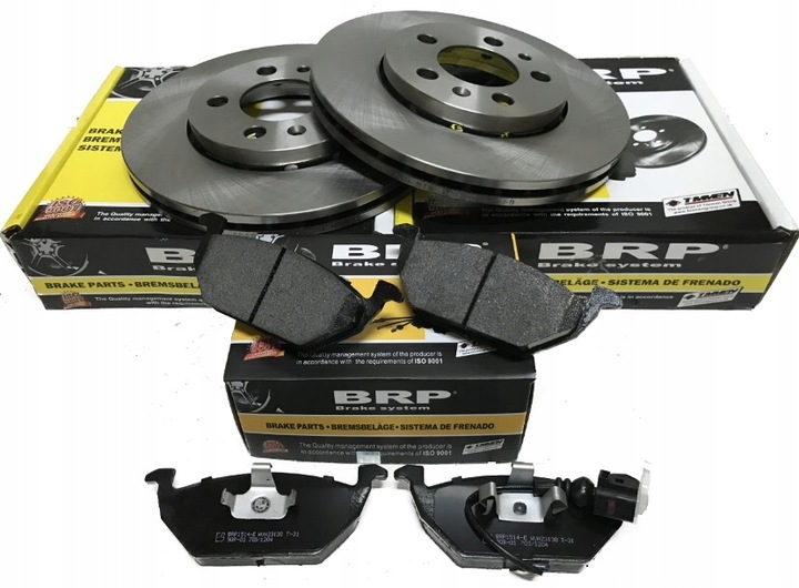 Tarcze Klocki Przód Audi A2 A3 VW Golf 4 Polo Skoda Fabia Octavia 1 (256mm)