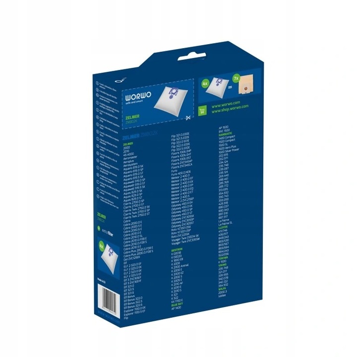 FILTR HEPA + WORKI DO ZELMER ODYSSEY + ZAPACH