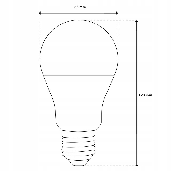 Żarówka LED E27 A65 15W=100W TUYA RGB Ściemnialna Inteligentna WiFi