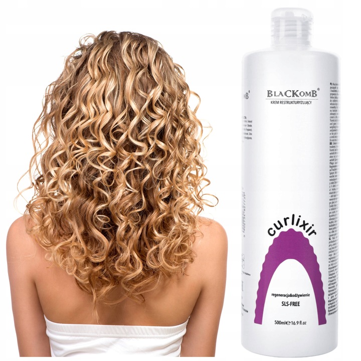 Odżywka Do Włosów Kręconych Puszących Się PODBIJAJĄCA SKRĘT BEZ SLS