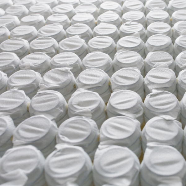 Materac sprężynowy pocketowy 140x200 z KOKOSEM dwustronny H3 i H4 twardy