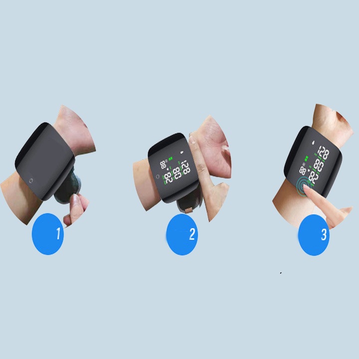 CIŚNIENIOMIERZ NADGARSTKOWY MÓWI ARYTMIA ELEKTRONICZNY ETUI AKUMULATOR