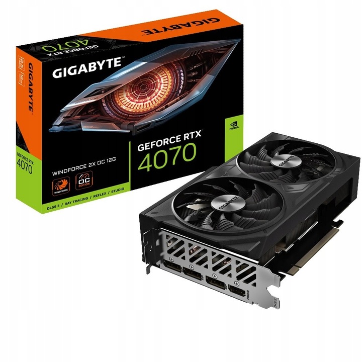 Karta graficzna GIGABYTE GeForce RTX 4070 WINDFORCE 2X OC