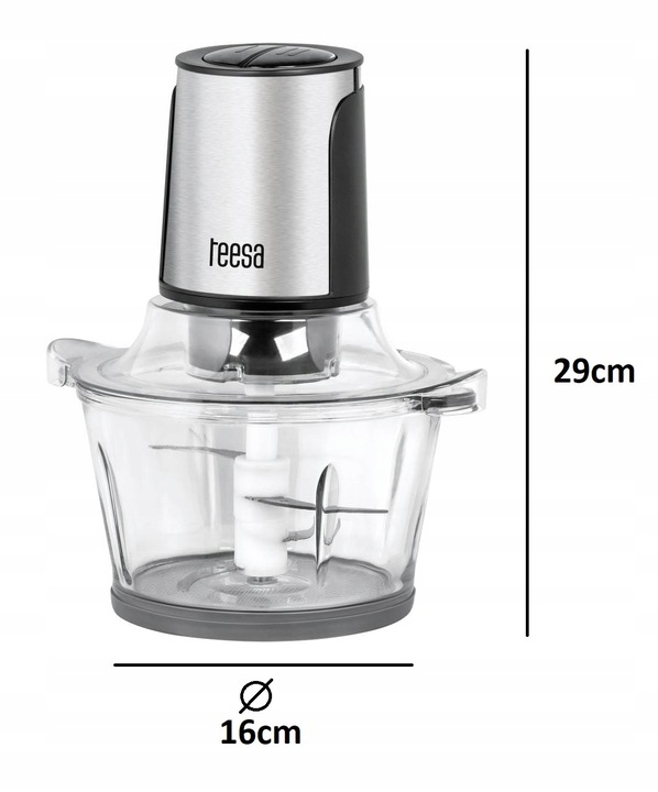 Elektryczny rozdrabniacz siekacz do warzyw Teesa