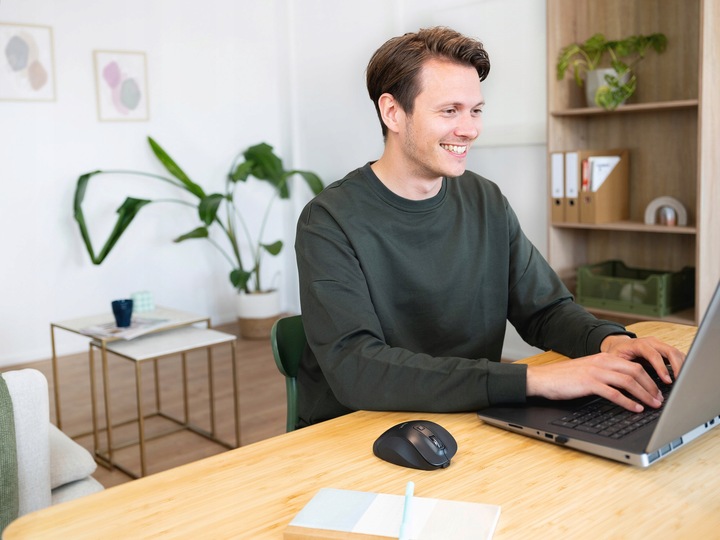 MYSZKA BEZPRZEWODOWA ERGONOMICZNA ECO Akumulator