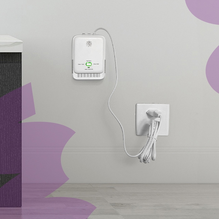 Czujnik Gazu z Alarmem LPG Propan Butan Spacetronik detektor ŻYWOTNOŚĆ