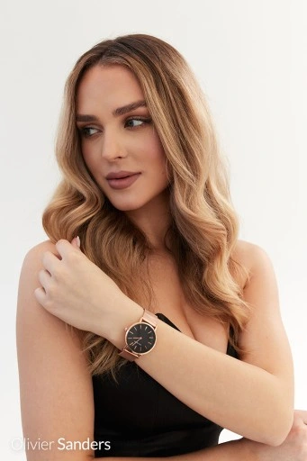 ZŁOTY ZEGAREK DAMSKI NA RĘKĘ NA BRANSOLECIE NA PREZENT DLA MAMY ŻONY 585