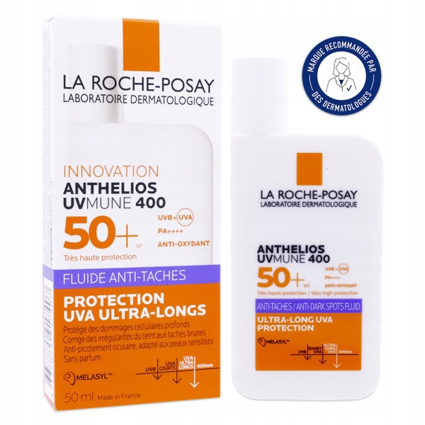La Roche-Posay Anthelios Niewidzialny Fluid Przeciw Przebarwieniom SPF50+