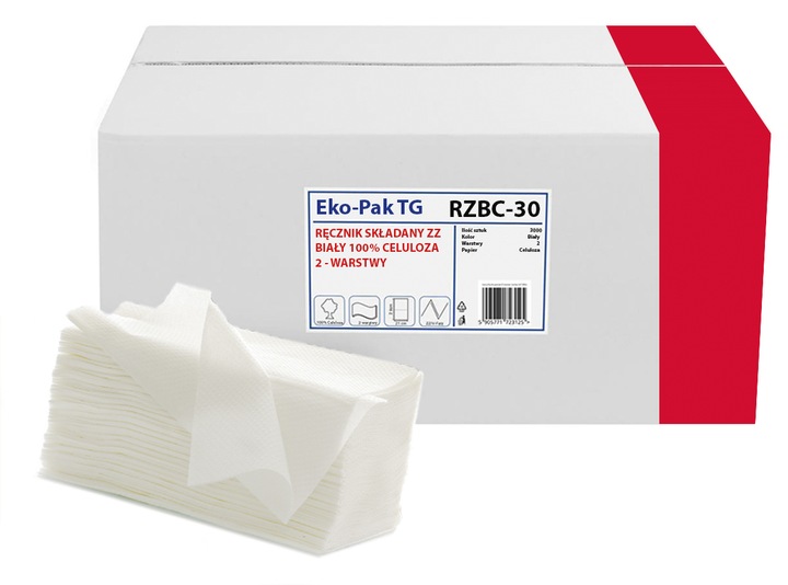 Ręcznik Papierowy ZZ BIAŁY GRUBY CELULOZA 2w A20 M