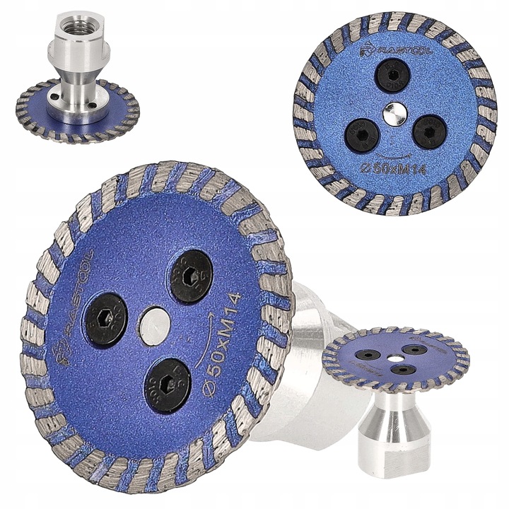 TARCZA DIAMENTOWA RASTOOL 50 MM DO PODCINANIA GRESU PŁYTEK GLAZURY M14
