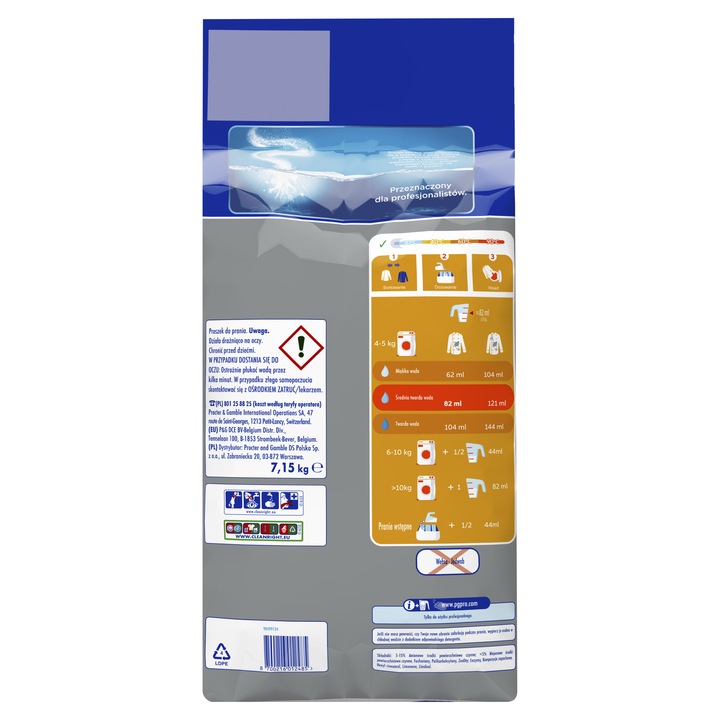 Vizir Profesjonalna formuła Do kolorów Proszek do prania 130 prań 7,15 kg