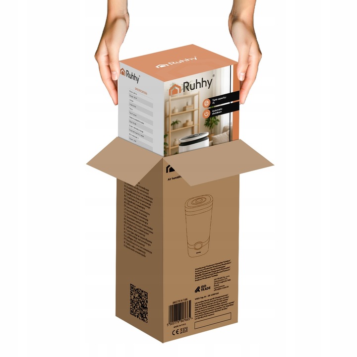 Nawilżacz Powietrza Automatyczny RUHHY Aromaterapia 3w1 Dyfuzor