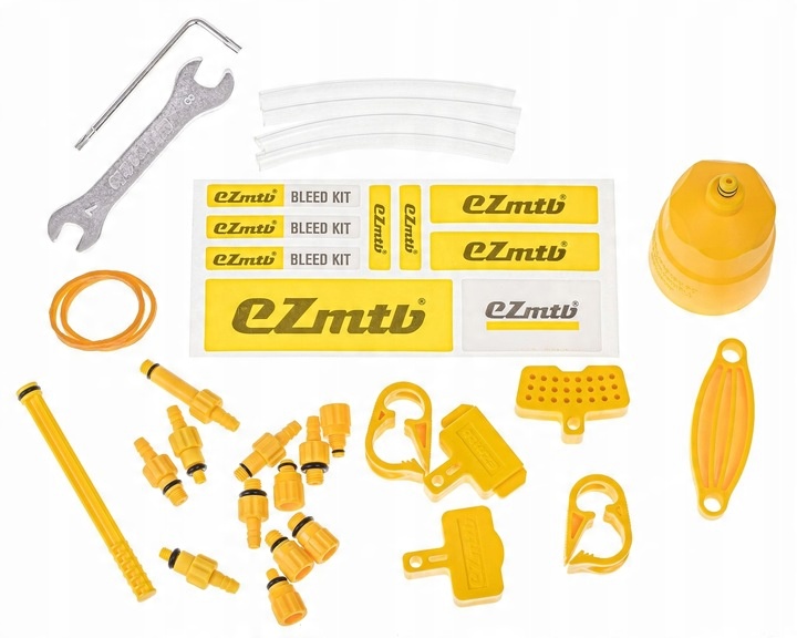 Zestaw BOX do odpowietrzania hamulców rowerowych 2x OLEJ mineralny EZmtb