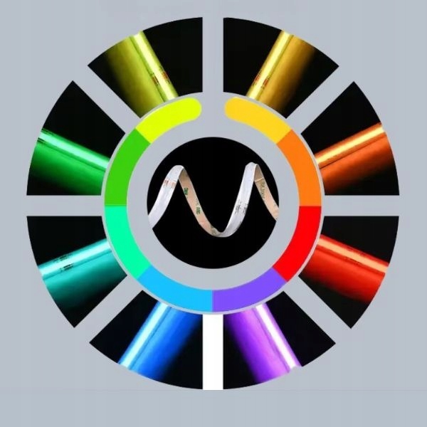 5m Cyfrowa Taśma LED COB RGB Pixel WS2811 Aplikacja Muzyka Pilot