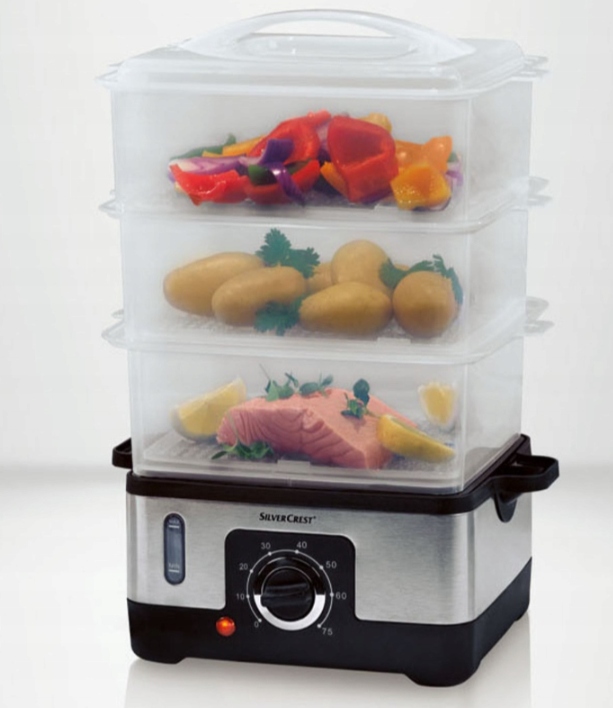 Parowar Elektryczny URZĄDZENIE DO GOTOWANIA NA PARZE pojemnik na ryż