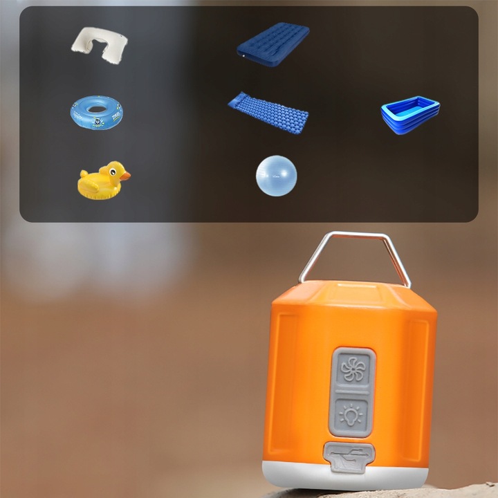 GIGA PUMP 4.0 POMPKA DO MATERCA Z LAMPKĄ 3W1 USB-C