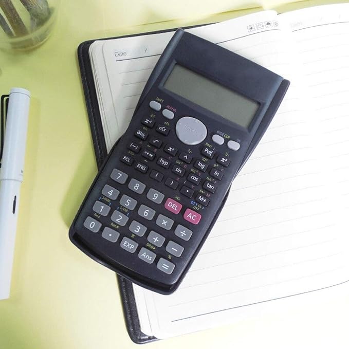 Kalkulator naukowy dwuliniowy biurowy do szkoły studia dużo 249 funkcji