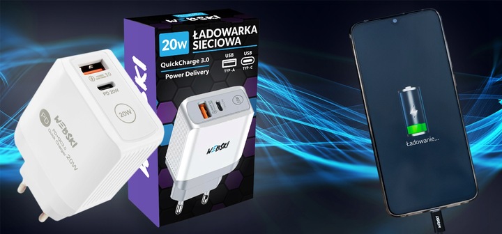 UNIWERSALNA ŁADOWARKA DO WSZYSTKICH URZĄDZEŃ USB C