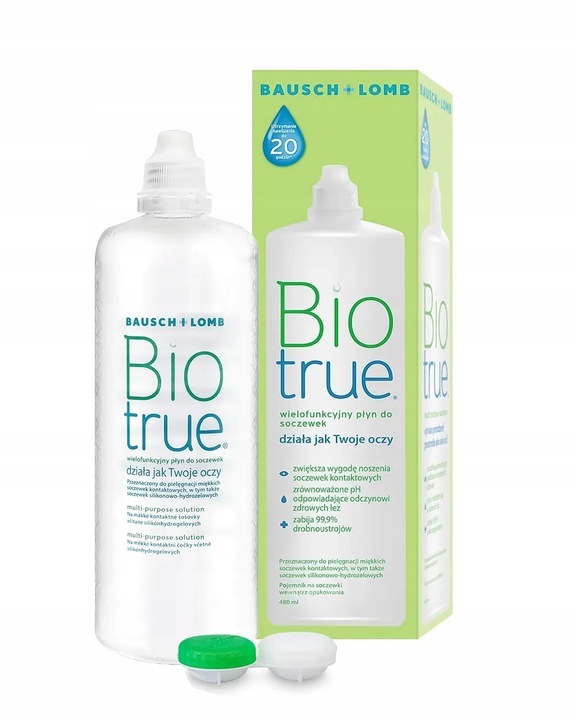Płyn do soczewek Bausch&Lomb Biotrue 480ml