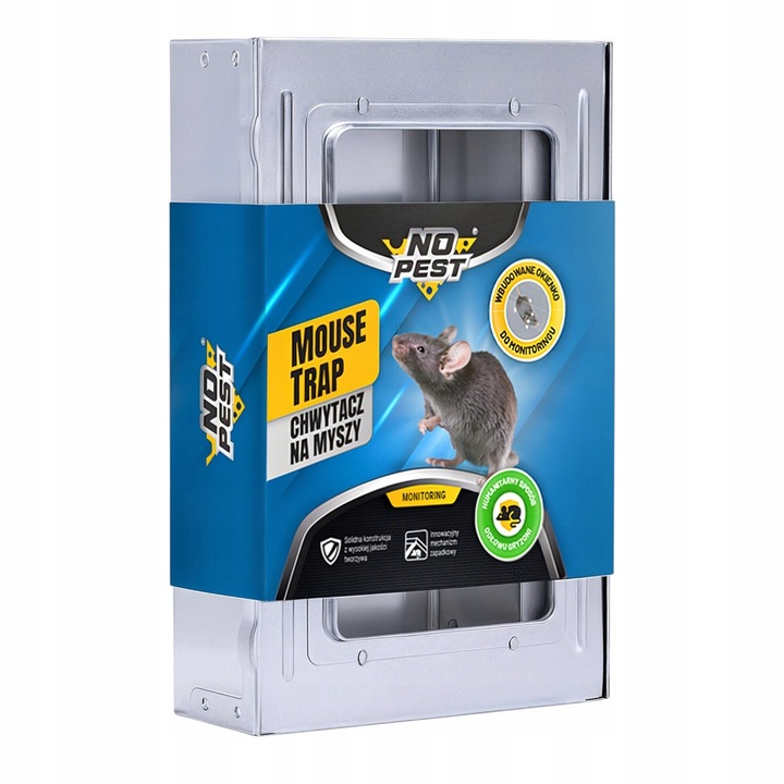 MYSZOŁAPKA ŻYWOŁAPKA PUŁAPKA ŁAPKA NA MYSZY I SZCZURY CHWYTACZ NO PEST