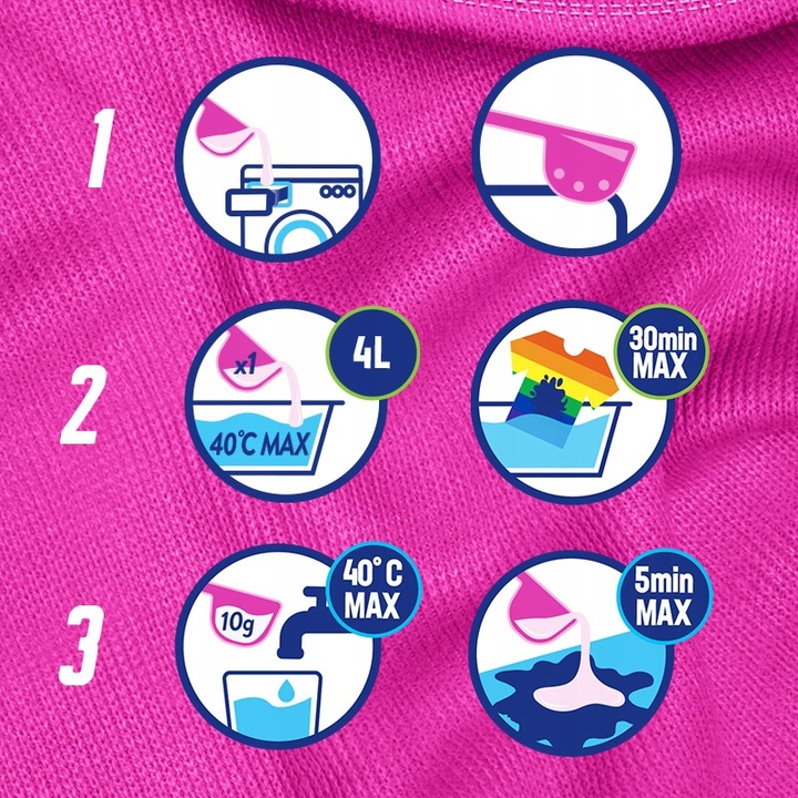 Vanish Oxi Action Odplamiacz w proszku do koloru + do bieli 0% chloru 2,8kg