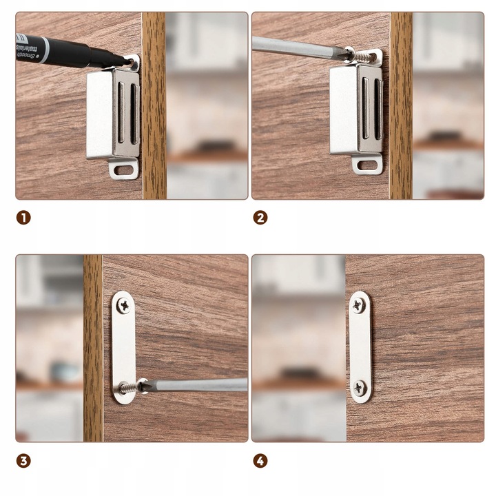 MAGNES DO DRZWI SZAFY PRZESUWNEJ MAGNES DO SZAFEK SZUFLAD KUCHENNYCH