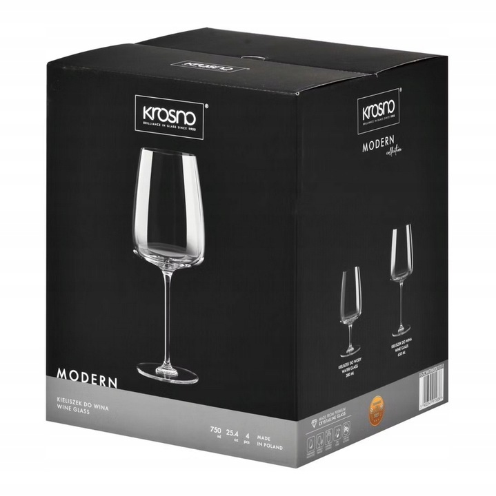 Kieliszki do Wina Czerwonego Krosno modern Duże 600/750 ml na Aperola
