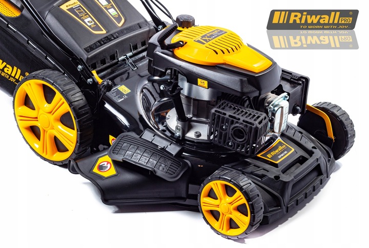 KOSIARKA SPALINOWA Z NAPĘDEM RIWALL 51CM 9w1 Z NAPĘDEM 5190 Z 2 NOŻAMI