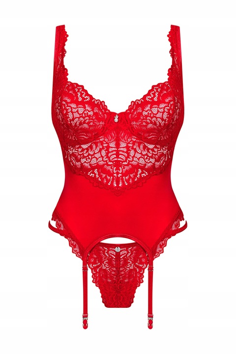 Obsessive Amor Cherris czerwony gorset S/M