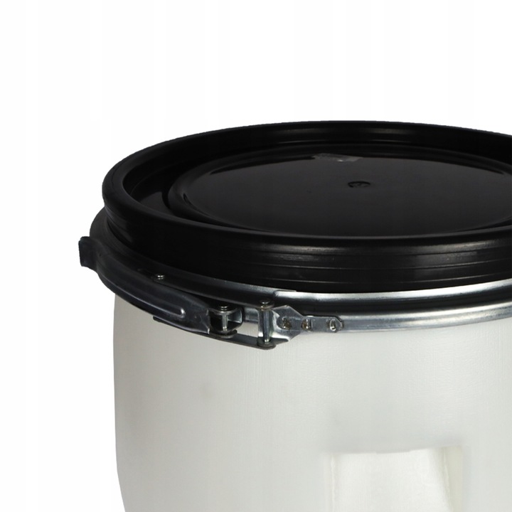 BECZKA PLASTIKOWA DO KISZENIA NA WODĘ ATEST 60L OBEJMA + SZCZYPCE