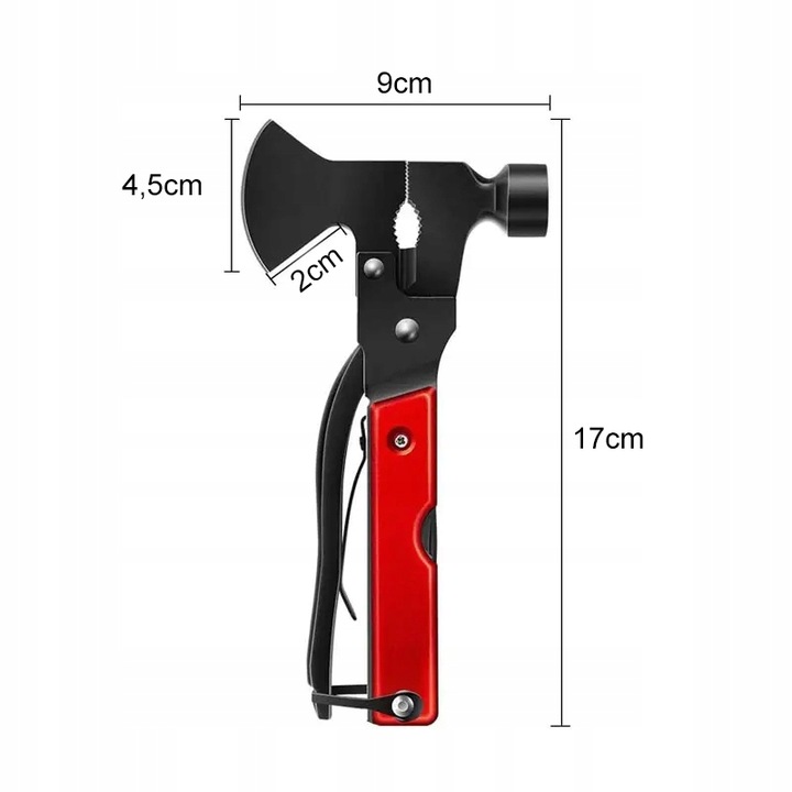 MULTITOOL NARZĘDZIE WIELOFUNKYJNE SURVIVAL 17w1
