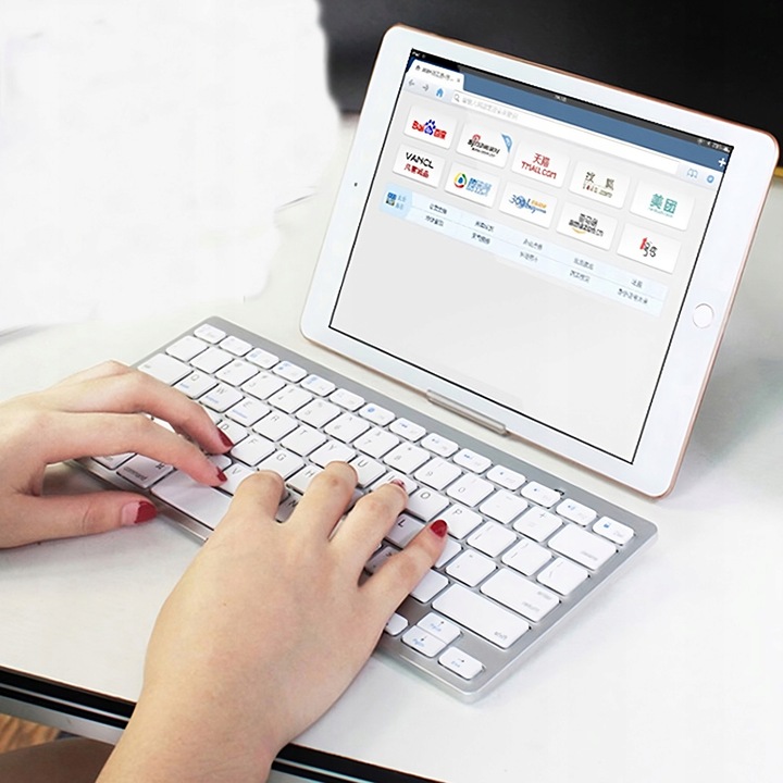 KLAWIATURA BEZPRZEWODOWA BLUETOOTH MEMBRANOWA SMART TV PC IOS ANDROID WIN