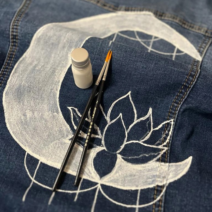 Farby do Ubrań Tkanin Malowania na Tkaninach Zestaw 24 x Barwnik + 2 Pędzle