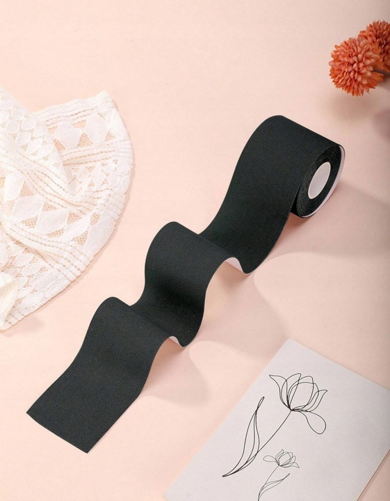 ORYGINALNA TAŚMA DO BIUSTU PUSH UP UNOSZĄCA PIERSI MODELUJĄCA TAPING 5M