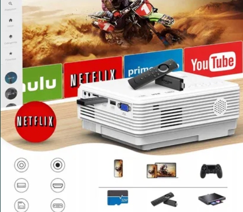 Projektor lcd akatuo xr31 fullhd wifi bluetooth zoom USZKODZONE OPAKOWANIE