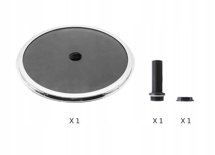 24CM OKRĄGŁA DESZCZOWNICA DO KABINY PRYSZNICOWEJ Z HYDROMASAŻEM 24 cm