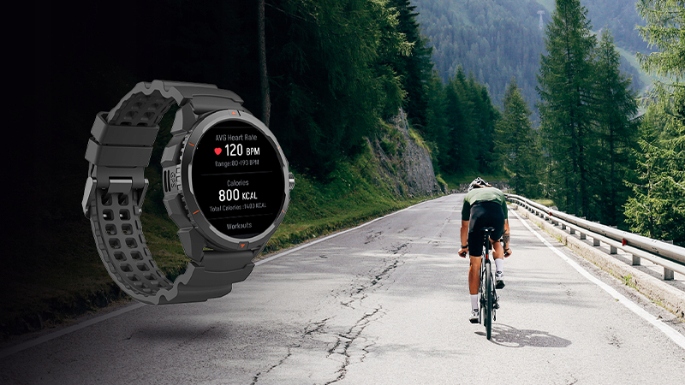 Wytrzymały Hammer Smartwatch 2 wodoodporny GPS SOS Duża bateria