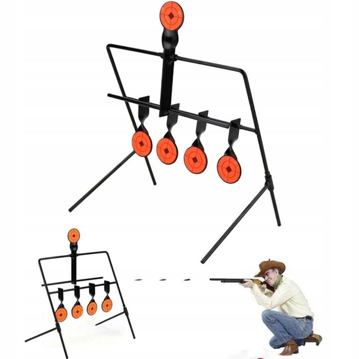 Spinner wiatrówkowy RazorGun 6 celów duży