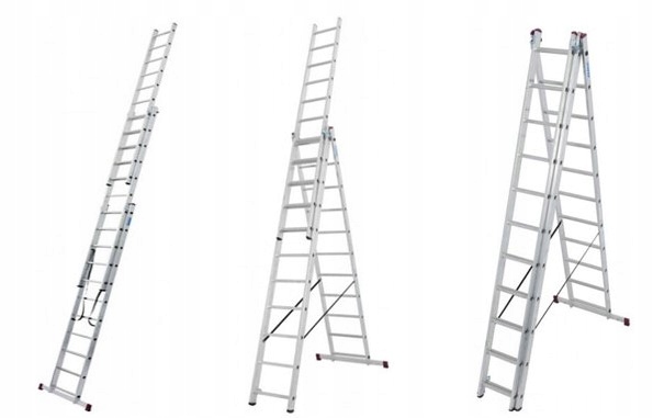 KRAUSE CORDA drabina aluminiowa 3x11 30429