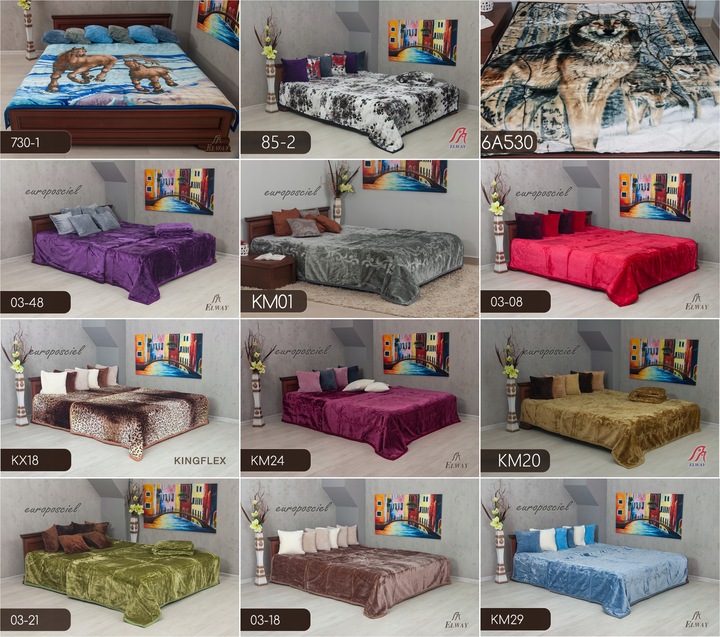 Koc narzuta 160x210 ELWAY GRUBY