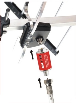 ANTENA TV NAZIEMNEJ Kierunkowa DVBT2 COMBO 4K do 200km na 3TV + KABEL