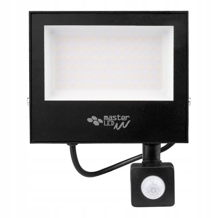 HALOGEN LED z czujnikiem ruchu naświetlacz lampa 50W 4500K ZEWNĘTRZNY