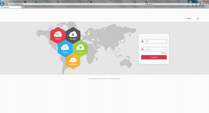 REJESTRATOR DO MONITORINGU SIECIOWY NVR IP 9 KANAŁOWY 4XPOE 8MPx 4K HDMI