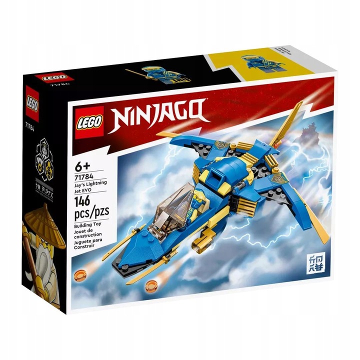 LEGO NINJAGO Odrzutowiec ponaddźw. Jay'a EVO 71784