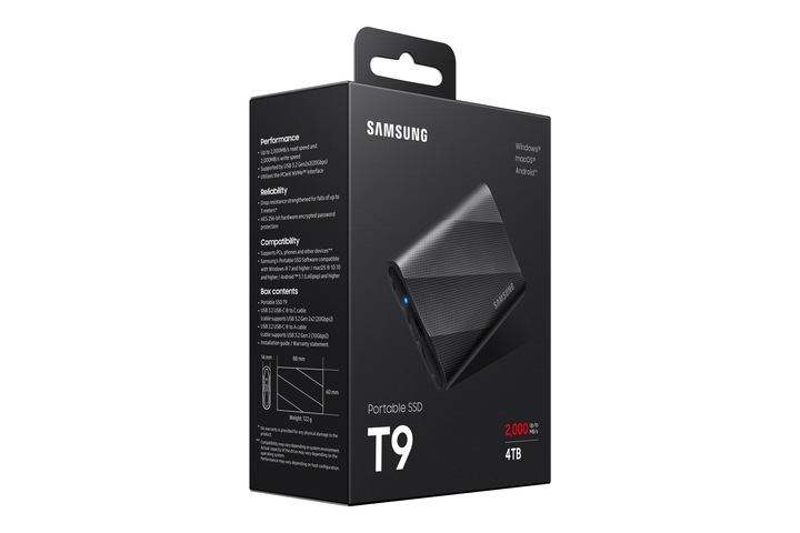 Dysk zewnętrzny SSD Samsung Portable SSD T9 4TB