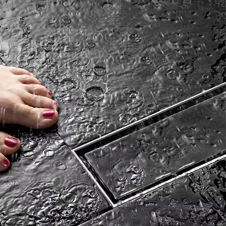 VETTÄ 2w1 ODPŁYW LINIOWY 80cm NISKI SYFON 52mm WYSOKA PRZEPUSTOWOŚĆ