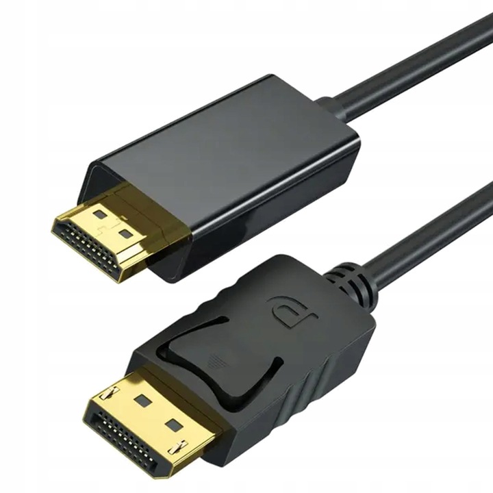 KABEL PRZEWÓD ADAPTER DISPLAYPORT 1.2 DO HDMI 4K UHD WIREWAY WW342118 1.8m