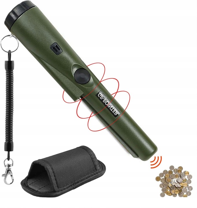Wykrywacz Metali Detektor Metalu Ręczny GP POINTER Monet Złota z Latarką